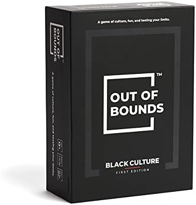 Out of Bounds: Black Culture - Fun Black Taboo Card Game of Guessing Where You Compete Against The Timer to Guess The Word