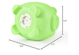 PJDRLLC Piggy Bank, Unbreakable Plastic Money Bank, Coin Bank for Girls and Boys, Medium Size Piggy Banks, Practical Gifts for Birthday, Easter, Christmas (Light Green)