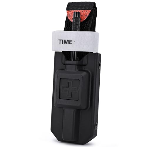 Tourniquet Holder, Molle Tourniquet Holder for Duty Belt, Tourniquet Kit Compatible with CAT Tourniquet Gen 7 or Older, Fits Molle Equipment, Police Gear, Duty, and Utility Belts