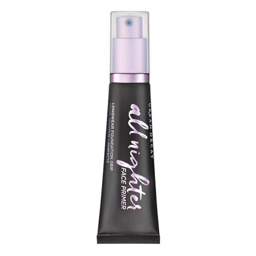 Urban Decay All Nighter Longwear Face Primer, Smoothing & Hydrating Base for Foundation Face Makeup, Sheer & Lightweight, for All Skin Types, Paraben-free