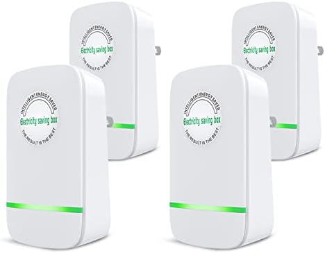 4 Pack Power Saver Electricity Saving Box 30KW Household Energy Saver US Plug 90V-250V Power Saving and High Efficiency