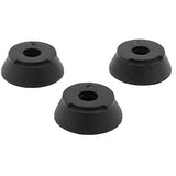 LIFESWONDERFUL - Set of 3 Replacement Screw-in Rubber Cane Tips Feet Suitable for Hurrycane Freedom Edition Walking Sticks