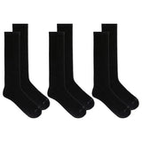 Dr. Scholl's Mens Athletic & Work Compression Over The Calf - 1 3 Pair Packs Moisture Management Sock, Black, 13-15 US