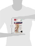 Truform 30-40 mmHg Compression Stockings for Men & Women, Thigh High Length, Dot-Top, Closed Toe, Black, Medium