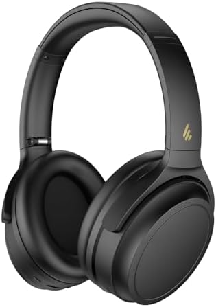 Edifier WH700NB Active Noise Cancelling Headphones - 68H Playtime - AI Call Noise Cancellation - Dual Device Connection - Lightweight & Foldable Design - Fast Charge - Bluetooth 5.3 - Black