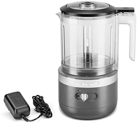 KitchenAid Cordless 5 Cup Food Chopper, KFCB529QDG Charcoal Grey