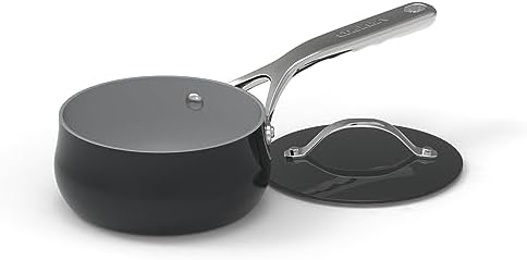 Cuisinart Culinary Collection Nonstick 1 Qt. Saucepan + Cover, Black