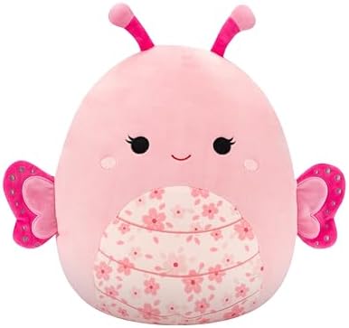 Squishmallows Original 12in Mogo The Pink Sakura Butterfly – Official Jazwares Plush (Medium-Sized)