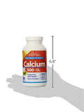 21st Century Calcium 500 mg Plus D3 Tablets, 400 Count (Pack of 2)