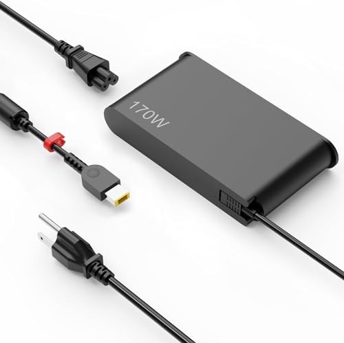 170W ThinkPad Charger for Lenovo ThinkPad P70 P71 P72 P73 ideapad Gaming 3 Laptop SA10R16886 ADL170SCC3A AC Adapter Power Supply Cord