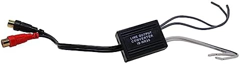 Speaker Wire to RCA HI/Low Adapter Converter LINE Level Output Audio Video CAR