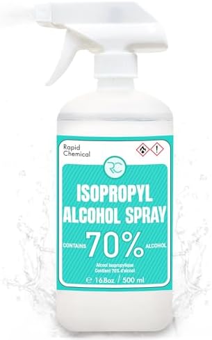 70% Isopropyl Alcohol Spray - USP Grade - 17 Fl Oz - Rubbing Alcohol Spray - Rubbing Alcohol Spray Bottle 70%