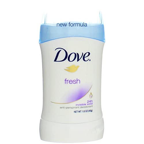 Dove Anti-Perspirant Deodorant Invisible Solid Fresh 1.60 oz (Pack of 5)