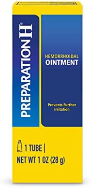 PREPARATION H Hemorrhoid Symptom Treatment Ointment, Itching, Burning & Discomfort Relief, Tube (2.0 Ounce)