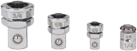 4 Piece Ratcheting Wrench Adapter Set - Fractional