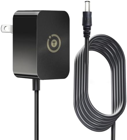 T-Power (6.6ft Long Cable) Ac Dc adapter for Ironman Aeros Elliptical (Rexon) p/n 307-00133 Replacement switching power supply cord charger wall plug spare