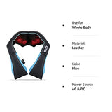 Back and Neck- Shiatsu Shoulder Massager - Electric Deep Kneading Massage with Heat for Muscle Relief, Tired Back, Neck, Shoulder & Legs