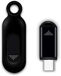 Universal Remote Smartphone IR Controller Adapter USB-C Infrared Blaster Control for Android Phone All-in-One Controller Air-conditiooner TV DVD Roku Vizio Samsung TV and More (Black)