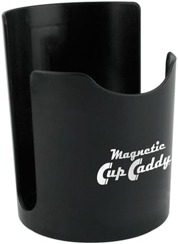 Master Magnetics Magnetic Cup Caddy - Keep Your Favorite Beverage at Hand, 3.3" Inner Diameter, 4.625" Height, Black, 7583