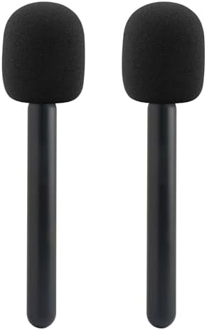 for DJI Mic Holder, Stand for DJI Mic 1/2, Replacement Interview GO Handheld Adaptor for Rode Wireless GO II / 2 / ME/Pro, Wireless Lav Microphone Handle Mount 2-Pack Adapter Accessories