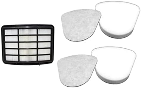 Filter Replacement for Shark Navigator Lift Away Deluxe Professional Vacuum ZU503AMZ NV350 NV351 NV352 NV355 NV357 NV360 NV370 UV440 UV540, Parts XFF350 & XHF350, 1 HEPA + 2 Pre-Felt Filters