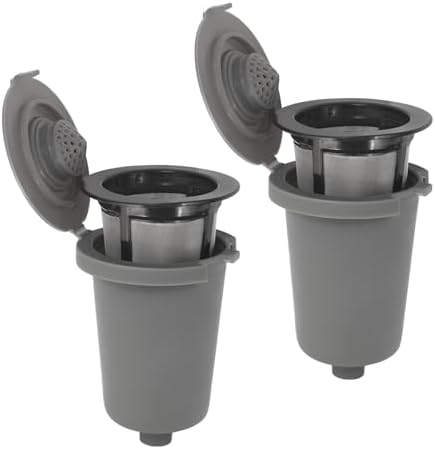 2PCS Reusable Filter Cup for Cuisinart Coffee Maker Filter, Replacement Parts for Cuisinart SS-RFC Home Barista Single Serve Coffee Maker