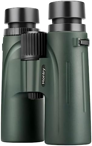 Hontry 8x42 Roof Binoculars, IPX6 Nitrogen-Filled Waterproof Binoculars for Hunting, Bird Watching, Cruise Ship, Travel and Safari
