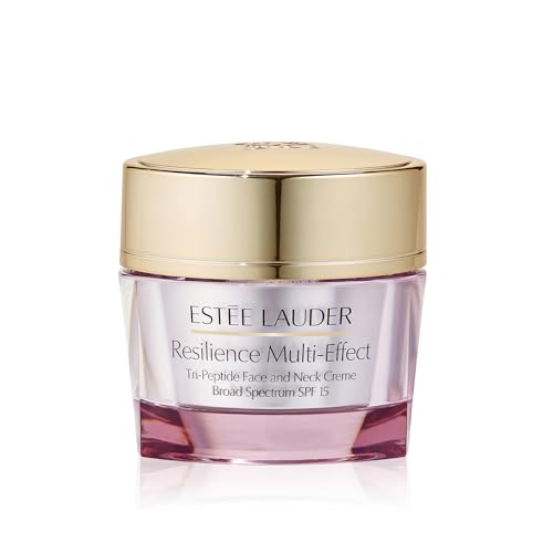 Estée Lauder Resilience Multi-Effect Tri-Peptide Face and Neck Cream Moisturizer, SPF 15