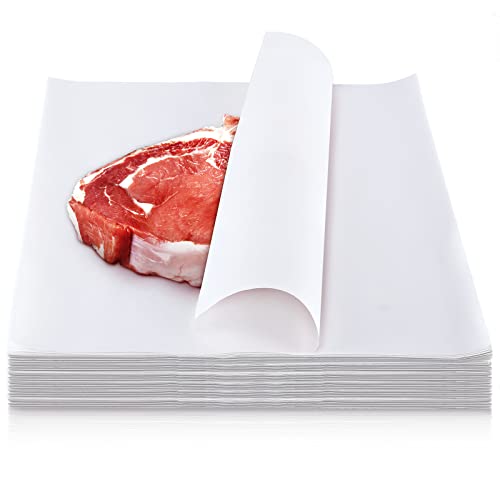 Sublimation White Butcher Paper Disposable Butcher Paper Sheets Square Meat Sheet Precut No Wax for Heat Press, Wrapping Meat, Art Project(500 Pieces,12 x 12 Inches)