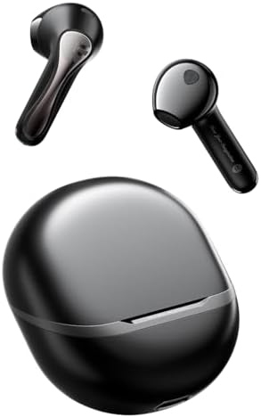 SoundPEATS Air5 Bluetooth 5.4 Wireless Earbuds, Semi in-Ear Headphons, Hi-Res APTX Lossless Sound Qualcomm Snapdragon QCC3091 Chip, 13mm Driver, 30Hrs Playtime, IPX5 Waterproof, Multipoint Pairing