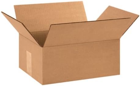 AVIDITI Shipping Boxes Medium 12"L x 9"W x 5"H, 25-Pack | Corrugated Cardboard Box for Moving, Mailing, Packing and Storage 12x9x5