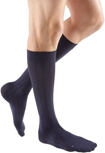 mediven for Men Classic, 20-30 mmHg – Calf High Compression Stockings, Closed Toe Leg Circulation for Men, Compression Dress Socks, Leg Support Compression Coverage