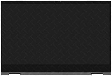 LCDOLED Replacement for HP Pavilion x360 14-dw0001la 14-dw0002la 14-dw0003la 14-dw0004la 14-dw0005la 14-dw0011ns 14.0 inches FHD 1080P LCD Display Touch Screen Digitizer Assembly Bezel with Board