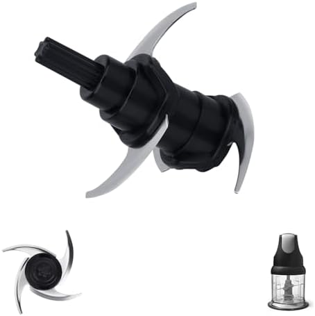 For Ninja 16-Ounce Food Chopper Express Chop Blade - Replacement Blades Compatible with Ninja NJ100 NJ110GR NJ100WM For Ninja Express Chopper 4 Point Blender Attachment Accessories