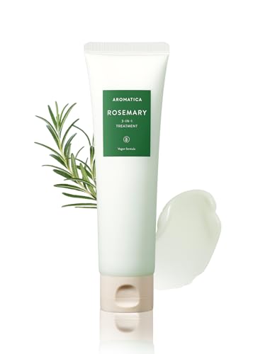 AROMATICA Rosemary 3-IN-1 Treatment 5.4 fl.oz / 160ml - Nourishes, Moisturizes, and Adds Shine & Softness with Rosemary & Betaine