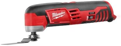 Milwaukee 2426-20 M12 12 Volt Redlithium Ion 20,000 OPM Variable Speed Cordless Multi Tool with Multi-Use Blade, Sanding Pad, and Multi-Grit Papers (Battery Not Included, Power Only)