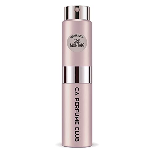 CA Perfume Impression of Gris Montaig For Women Replica Version Fragrance Dupes Concentrated Long Lasting Eau de Parfum Spray Refillable Atomizer Bottle 0.27 Fl Oz/8ml-X1
