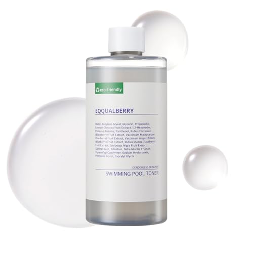 Swimming Pool Toner - Gentle Exfoliating Toner with Natural Enzyme | Boosted Hydration with Hyaluronic Acid | Daily Toner for Sensitive Skin | Korean Skincare, 10.14 Fl. Oz / 300ml