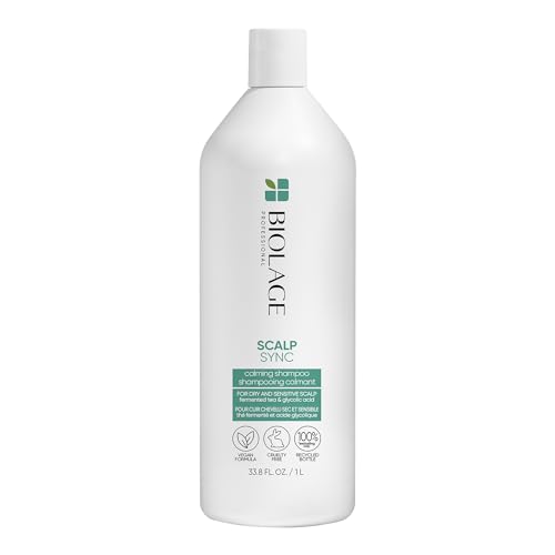 Biolage Scalp Sync Calming Shampoo - Calms & Hydrates Dry or Irritated Scalp, Paraben & Silicone Free, Vegan & Cruelty Free