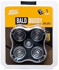 Bald Buddy Deluxe Replacement Rotary Shaver Head for Textured Hair, Newly Designed for Thicker Hair & Easier Cleaning, 1 Count