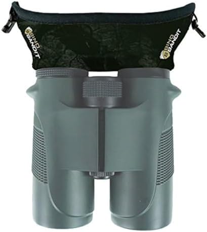 Slicker Bino Bandit - Blocks Glare, Improves Visual Acuity and Reduces Eye Fatigue. FITS All Binoculars. (Stealth Olive)