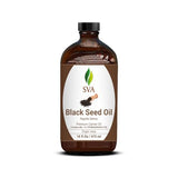 SVA Black Seed Oil 16oz Premium Carrier Nigella Sativa Kalonji Oil for Hair Care, Hair Oiling, Scalp Massage, Skin Care