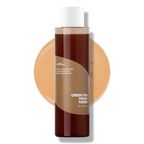 IsNtree Green Tea Fresh Toner 200ml, 6.76 fl.oz with Hyaluronic Acid for Sensitive, Oily, Dry Skin | Deep Moisturizing Facial Moisturizer, Hypoallergenic