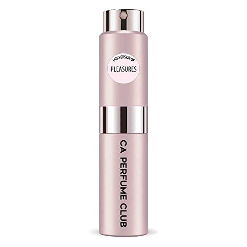 CA Perfume Impression of Estee L. Pleasures For Women Replica Version Fragrance Dupes Concentrated Long Lasting Eau de Parfum Spray Refillable Atomizer Bottle 0.27 Fl Oz/8ml-X1