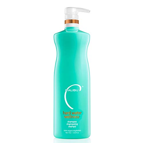 Malibu C Hard Water Wellness Shampoo - Hydrating Sulfate-Free Shampoo for Hair Vibrancy - Protects Hair from Hard Water Elements + Removes Build Up