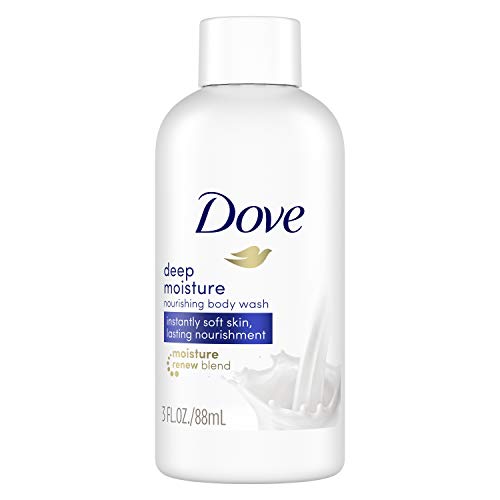 Dove Deep Moisture Body Wash For Dry Skin Moisturizing Body Wash Transforms Even The Driest Skin In One Shower 22 oz (Pack of 4)