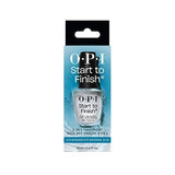 OPI Start to Finish | 3-in-1 Nail Polish Treatment, Base Coat, Top Coat, Nail Strengthener | Vitamin A & E, Vegan Formula