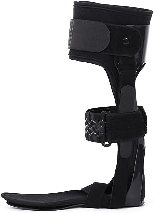Medical AFO Foot Drop Brace Ankle Foot Orthosis Drop Foot Stabilizer Support for Walking with Shoe for Men and Women for Stroke, MS, Hemiplegia Foot Drop, ALS (Large-Right)