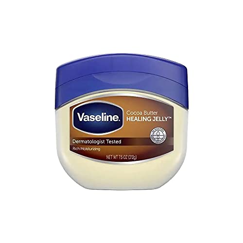 Vaseline Rich Conditioning Petroleum Jelly, Cocoa Butter 7.5 oz (212 g) package of 4