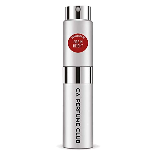 CA Perfume Impression of Christian D. Fire in Height For Men Replica Version Fragrance Dupes Concentrated Long Lasting Eau de Parfum Spray Refillable Atomizer Bottle 0.27 Fl Oz-X1